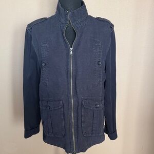 Banana Republic Navy Military-Inspired Field Jacket - Men’s or Unisex